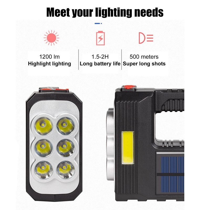 چراغ قوه چندکاره خورشیدی