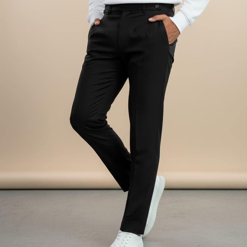 شلوار بنگال مام فیت مدل radin-مشکی